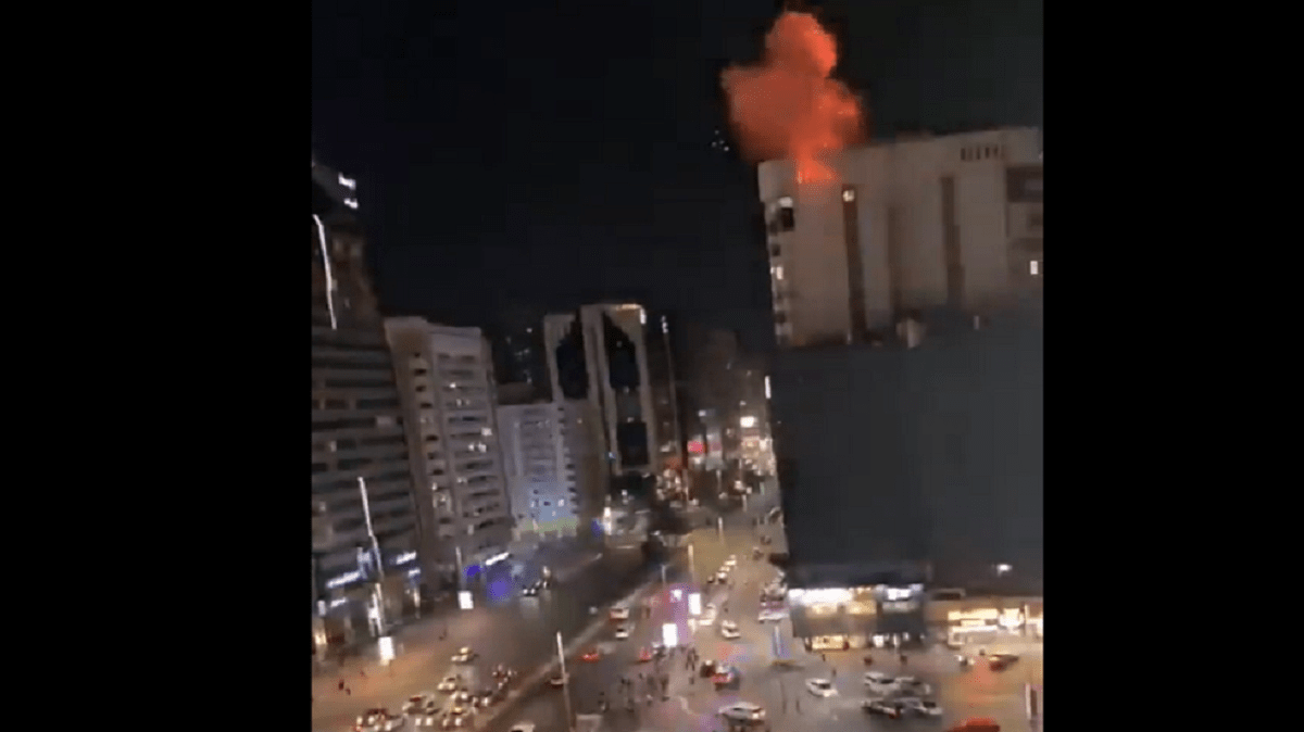 Abu Dhabi A massive explosion in a building was caused by a gas